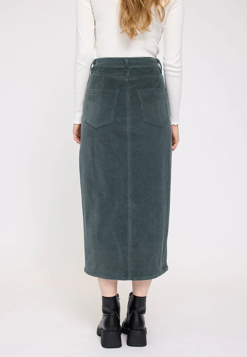 Corduroy Midi Skirt