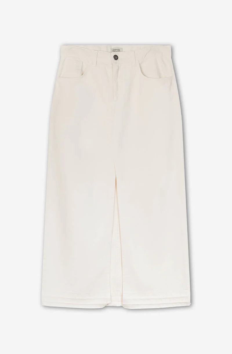 Long Denim Skirt