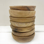 Teakholz Schälchen 8 cm