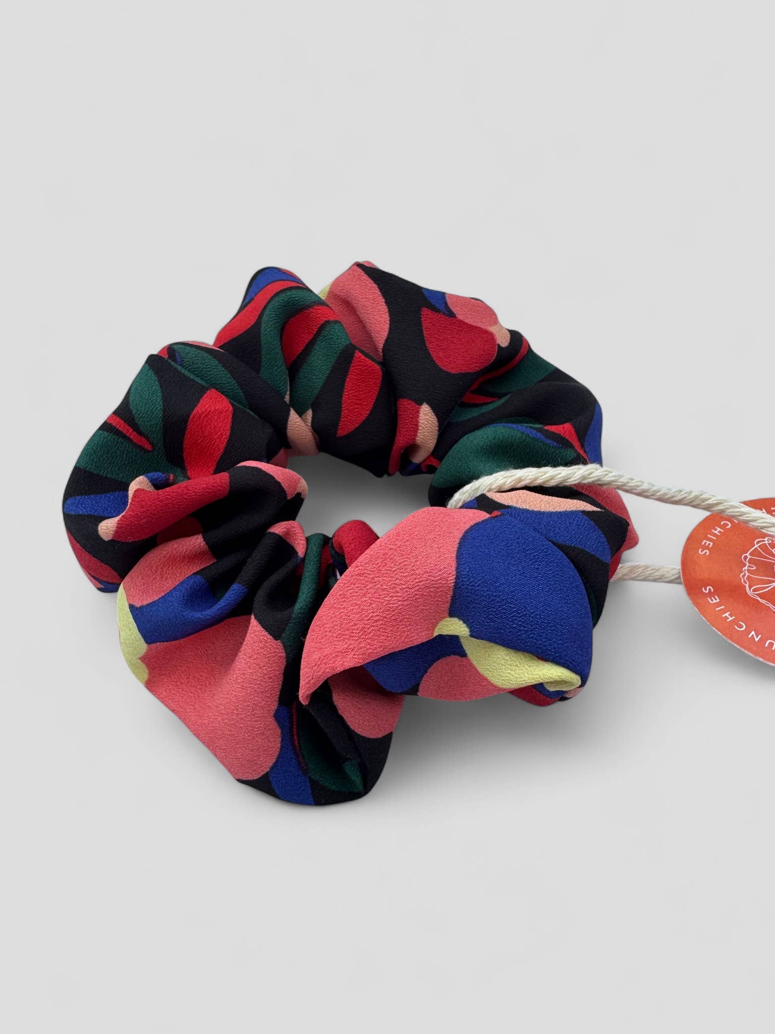 Scrunchie - Winter Blumen - Recycelt