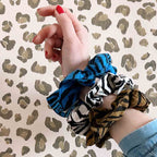 Scrunchie Zebrou Tapenade aus 100 % Baumwolle