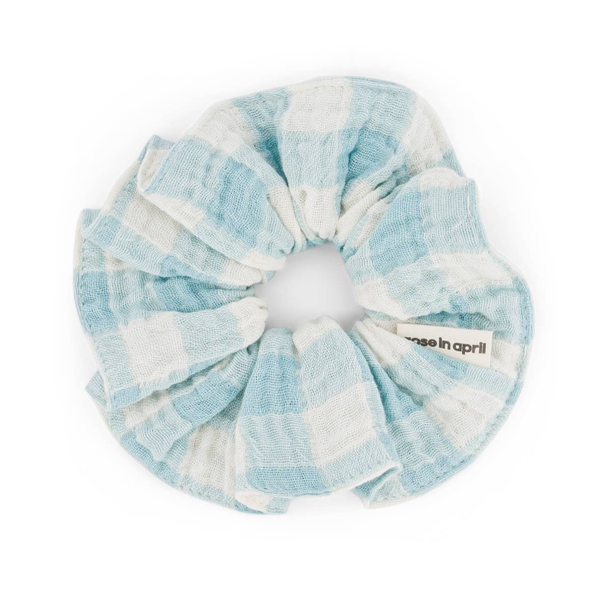 Haargummi Vichy Canal Blue
