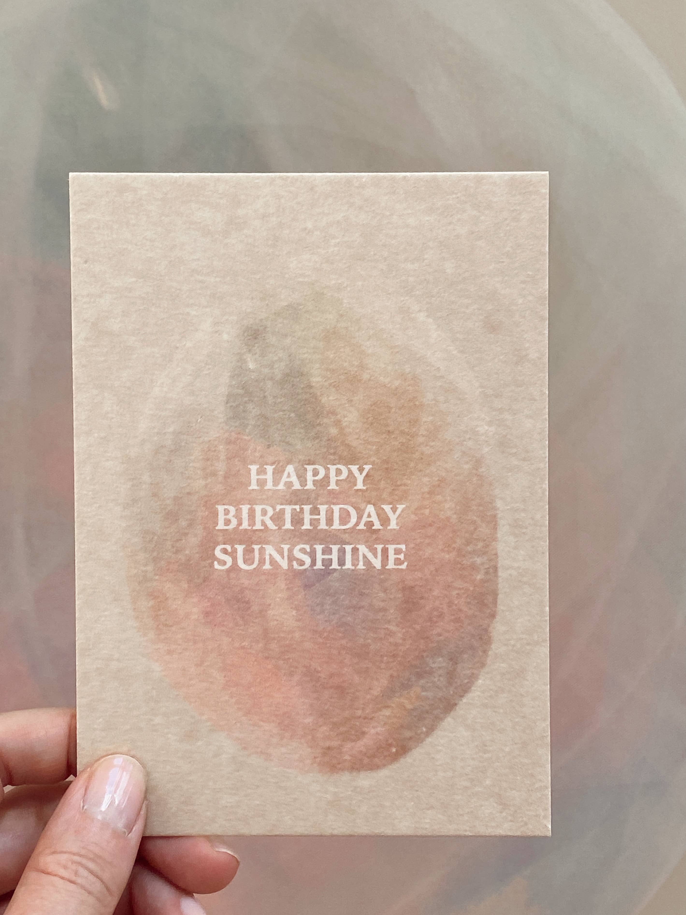 HERZLICHEN GLÜCKWUNSCH ZUM GEBURTSTAG SONNENSCHEIN - POSTKARTE - FEIER