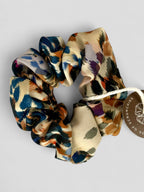 Scrunchie - Bunter Leopard - Recycelt