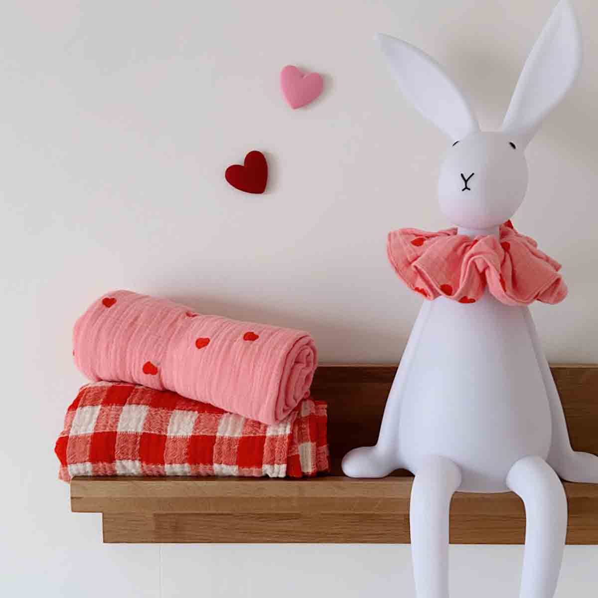 Haargummi HERZ FLAMINGO
