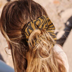 Scrunchie Zebrou Tapenade aus 100 % Baumwolle