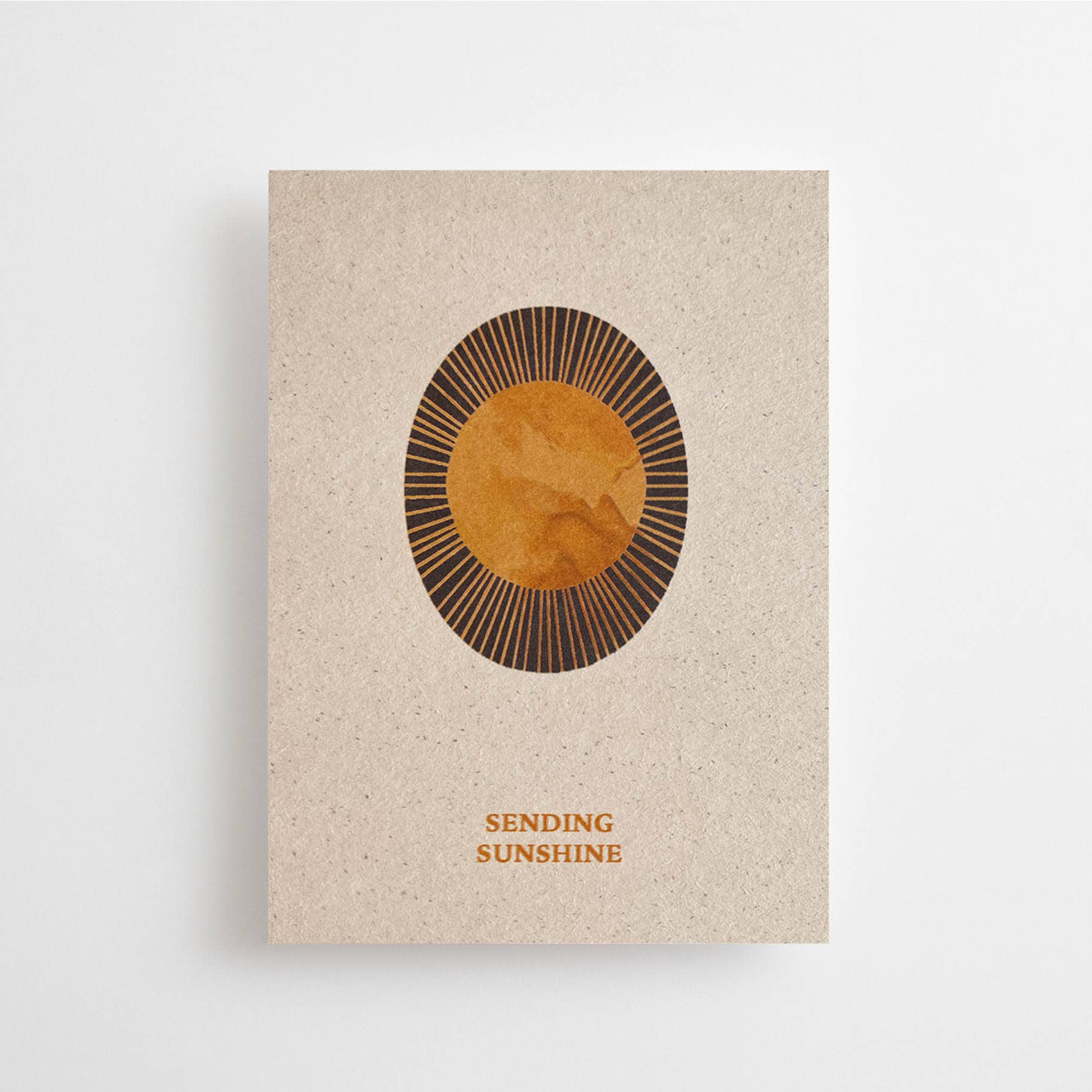 SENDING SUNSHINE - Postkarte -