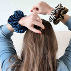 Scrunchie Zebrou Tapenade aus 100 % Baumwolle