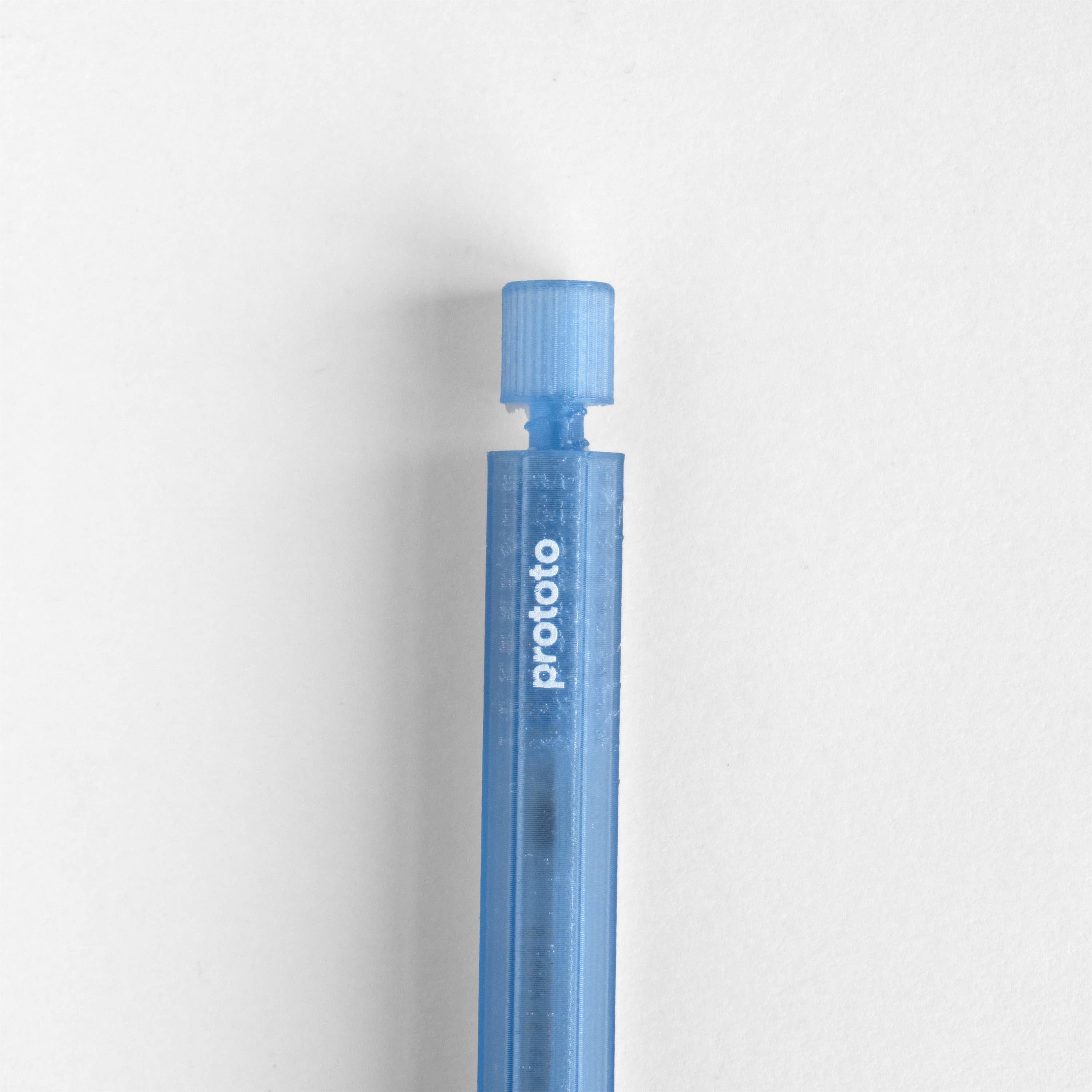 Blauer Zero Waste Kugelschreiber