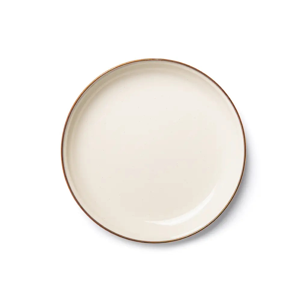 ENAMEL 2-TONE SALAD PLATE SET INDIGO BLUE