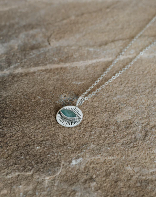 Green Eye Necklace