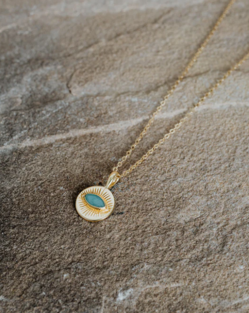 Green Eye Necklace