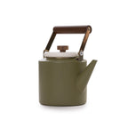 2-FARBIG EMAILLIERTER KESSEL OLIVE
