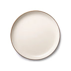 ENAMEL 2-TONE DEEP PLATE SET INDIGO BLUE