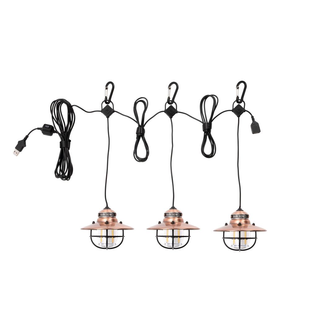 EDISON STRING LIGHTS COPPER - USB