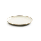 ENAMEL 2-TONE DEEP PLATE SET OLIVE