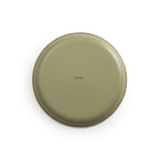 ENAMEL 2-TONE DEEP PLATE SET OLIVE