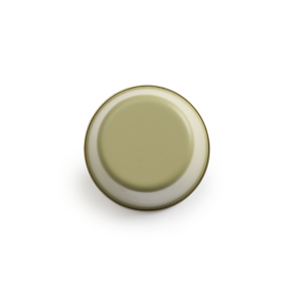 ENAMEL 2-TONE TALL CUP SET OLIVE
