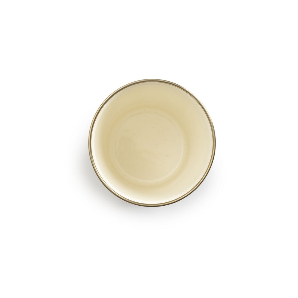 ENAMEL 2-TONE TALL CUP SET OLIVE