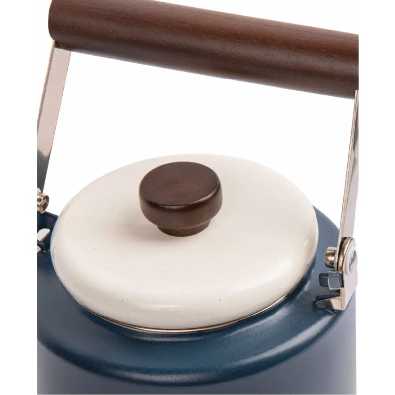 ENAMEL 2-TONE KETTLE INDIGO BLUE