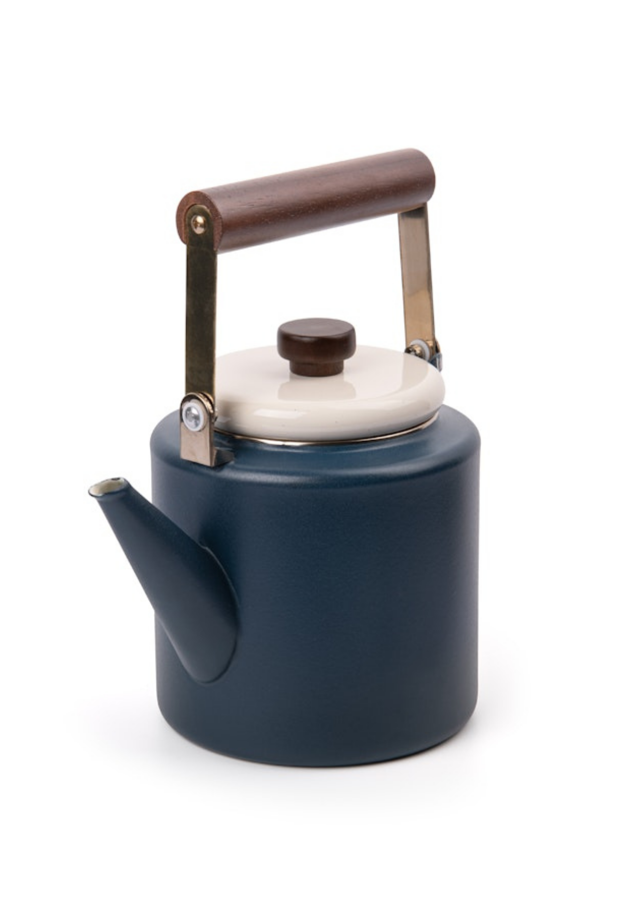 ENAMEL 2-TONE KETTLE INDIGO BLUE