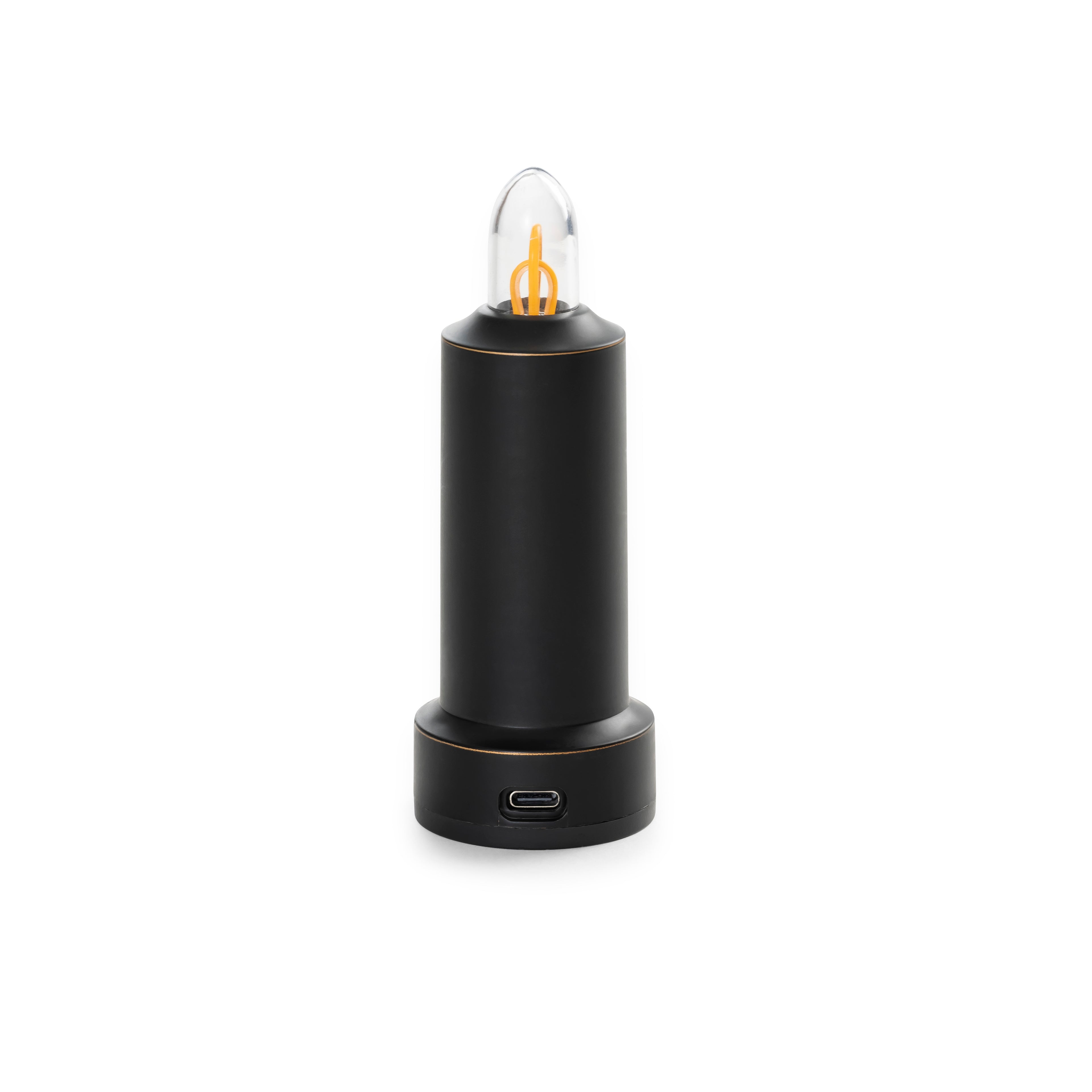 LED FLAMELESS CANDLE BLACK