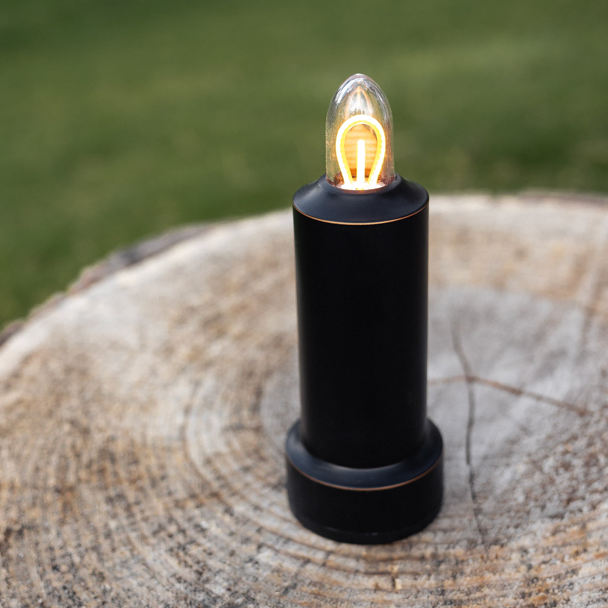 LED FLAMELESS CANDLE BLACK