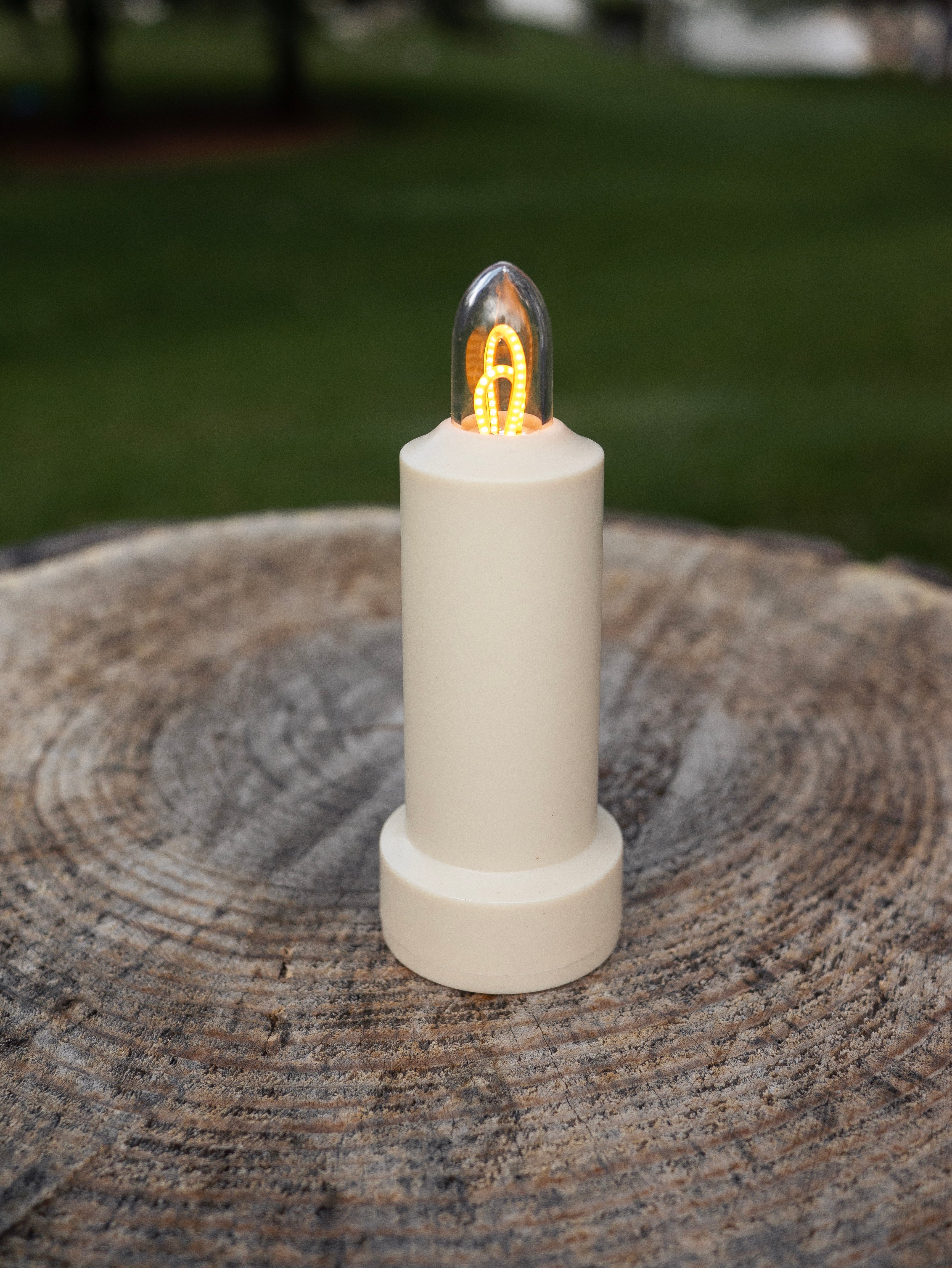 LED FLAMELESS CANDLE WHITE