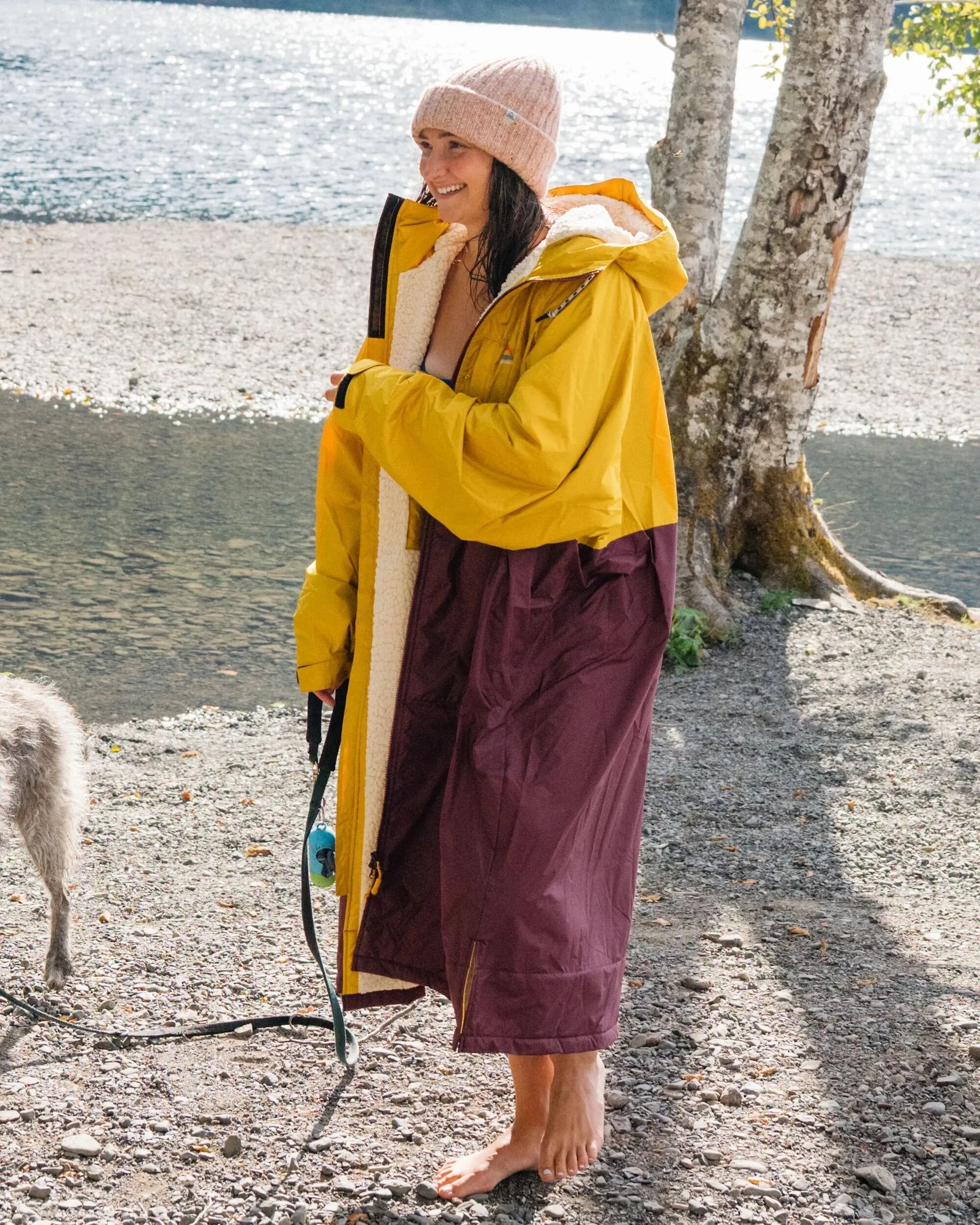Waves Sherpa Lined Changing Robe
