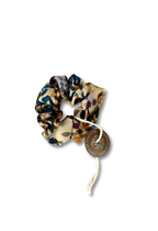 Scrunchie - Bunter Leopard - Recycelt