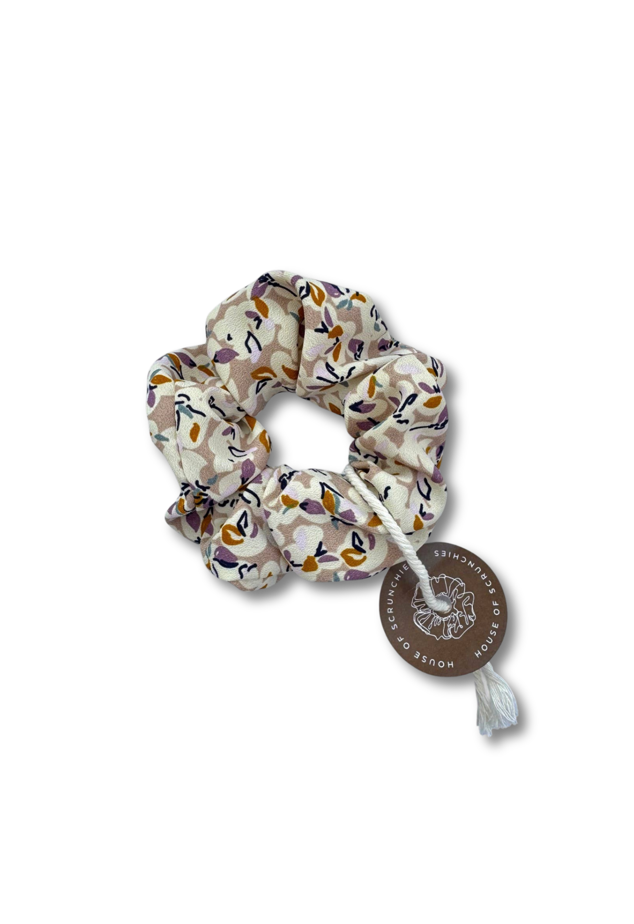 Scrunchie - Helle Blumen - Recycelt