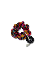 Scrunchie - Warme Winter Blumen - Recycelt