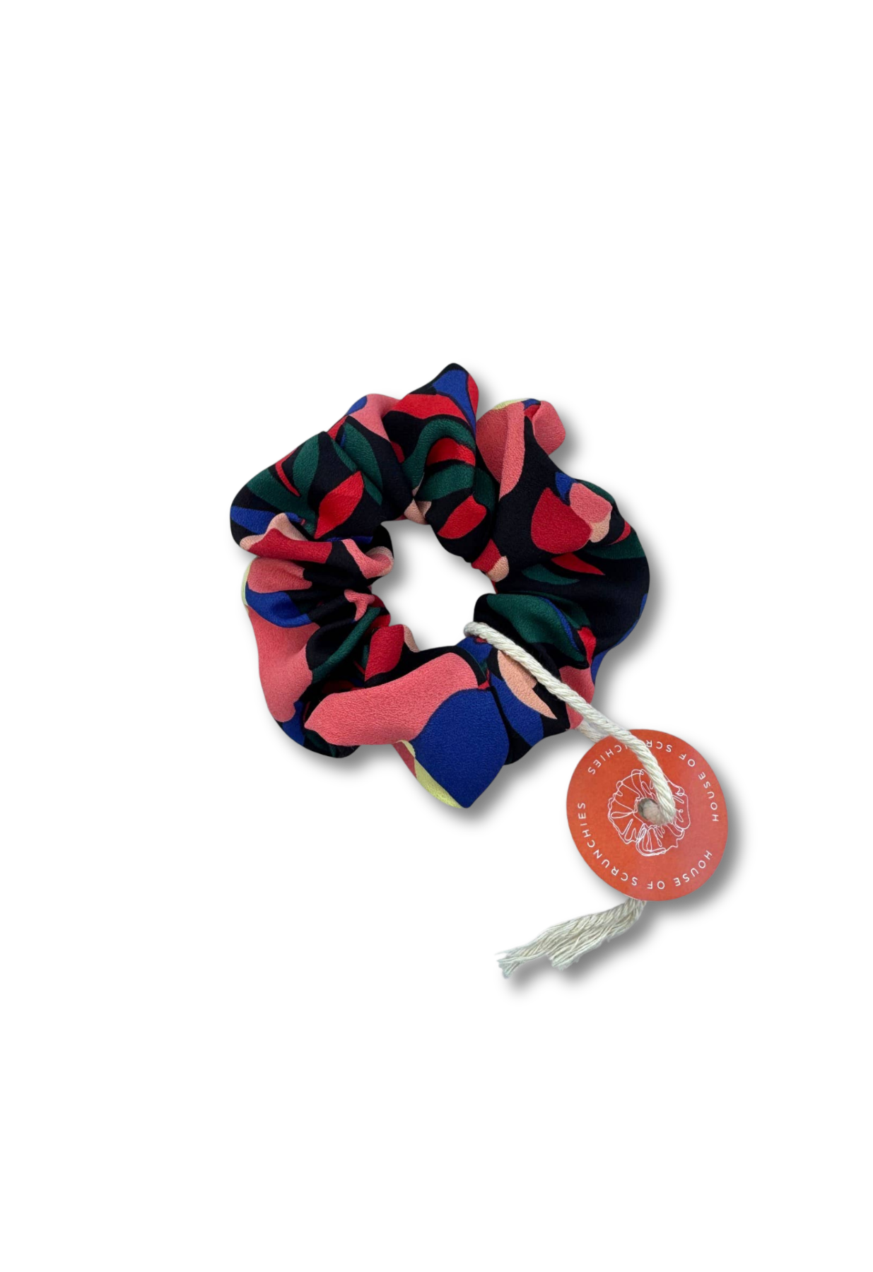 Scrunchie - Winter Blumen - Recycelt