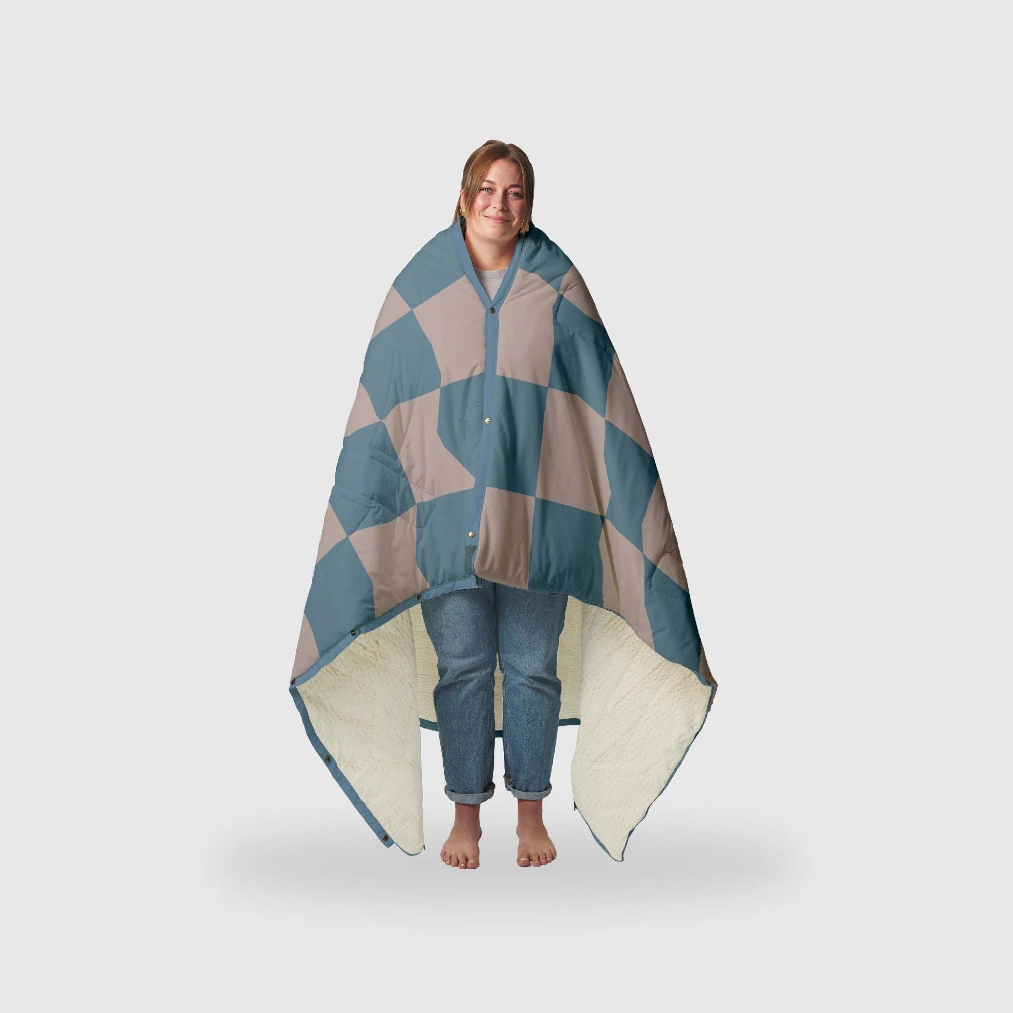 Cloudtouch Pillow Blanket Blue Dancer