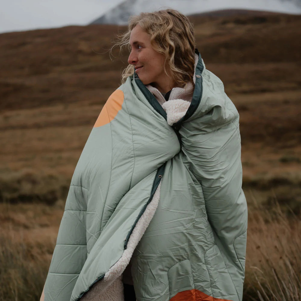 Cloudtouch Pillow Blanket Jasper / Tree Green