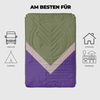 Cloudtouch Pillow Blanket Light Forest