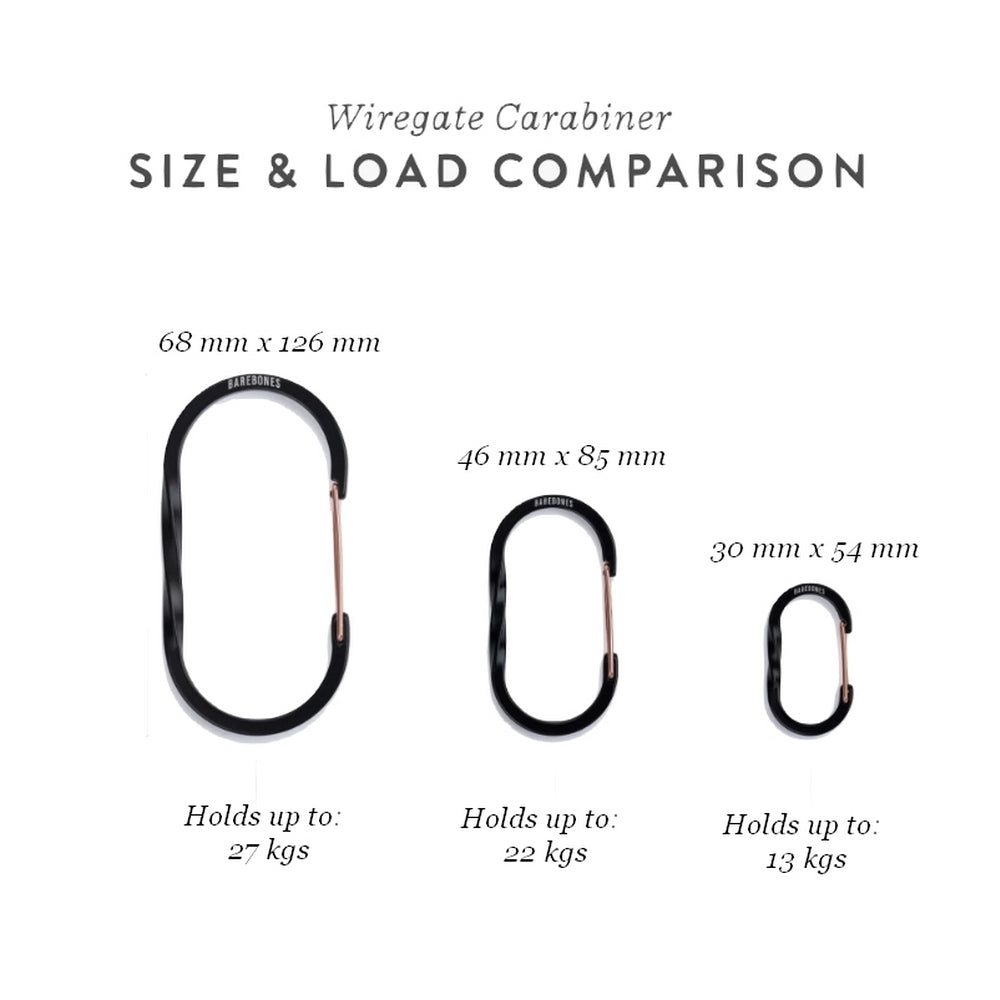 WIREGATE CARABINER SMALL COPPER