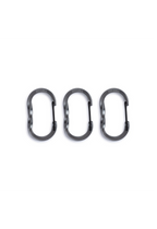 WIREGATE CARABINER SMALL GUNMETAL