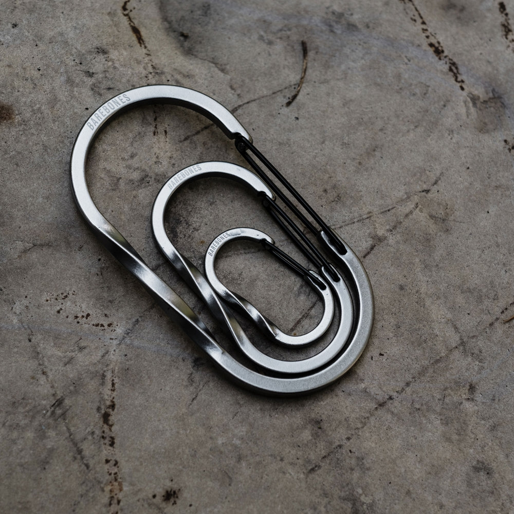 WIREGATE CARABINER SMALL GUNMETAL