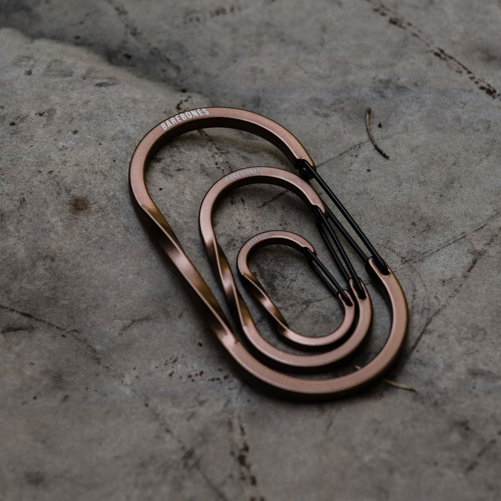 WIREGATE CARABINER LARGE COPPER