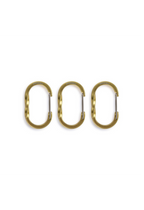 WIREGATE CARABINER SMALL GOLD