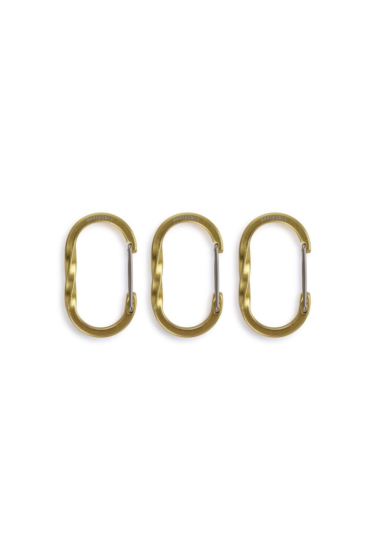 WIREGATE CARABINER SMALL GOLD