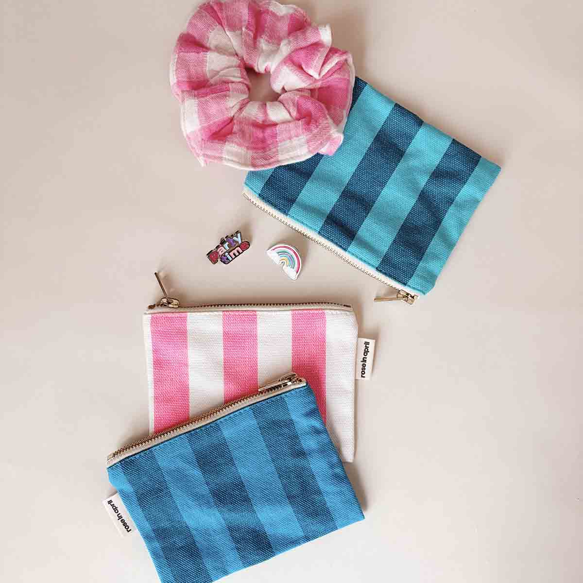 Haargummi VICHY NEONPINK