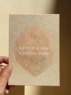 NACH REGEN KOMMT SONNE - POSTKARTE -