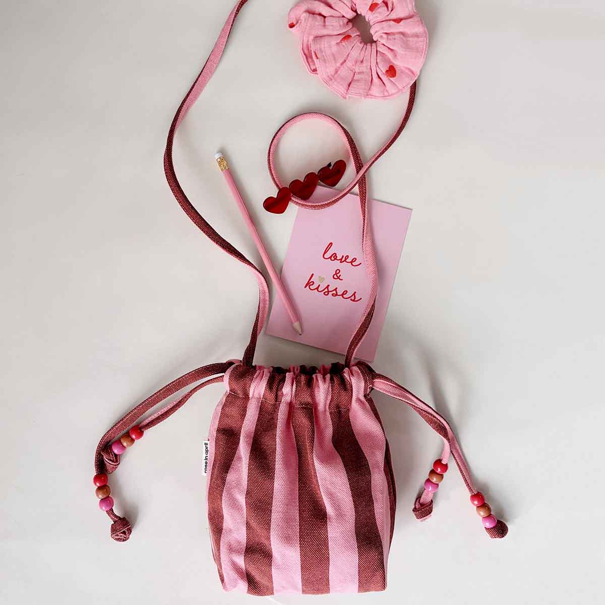 Haargummi HERZ FLAMINGO