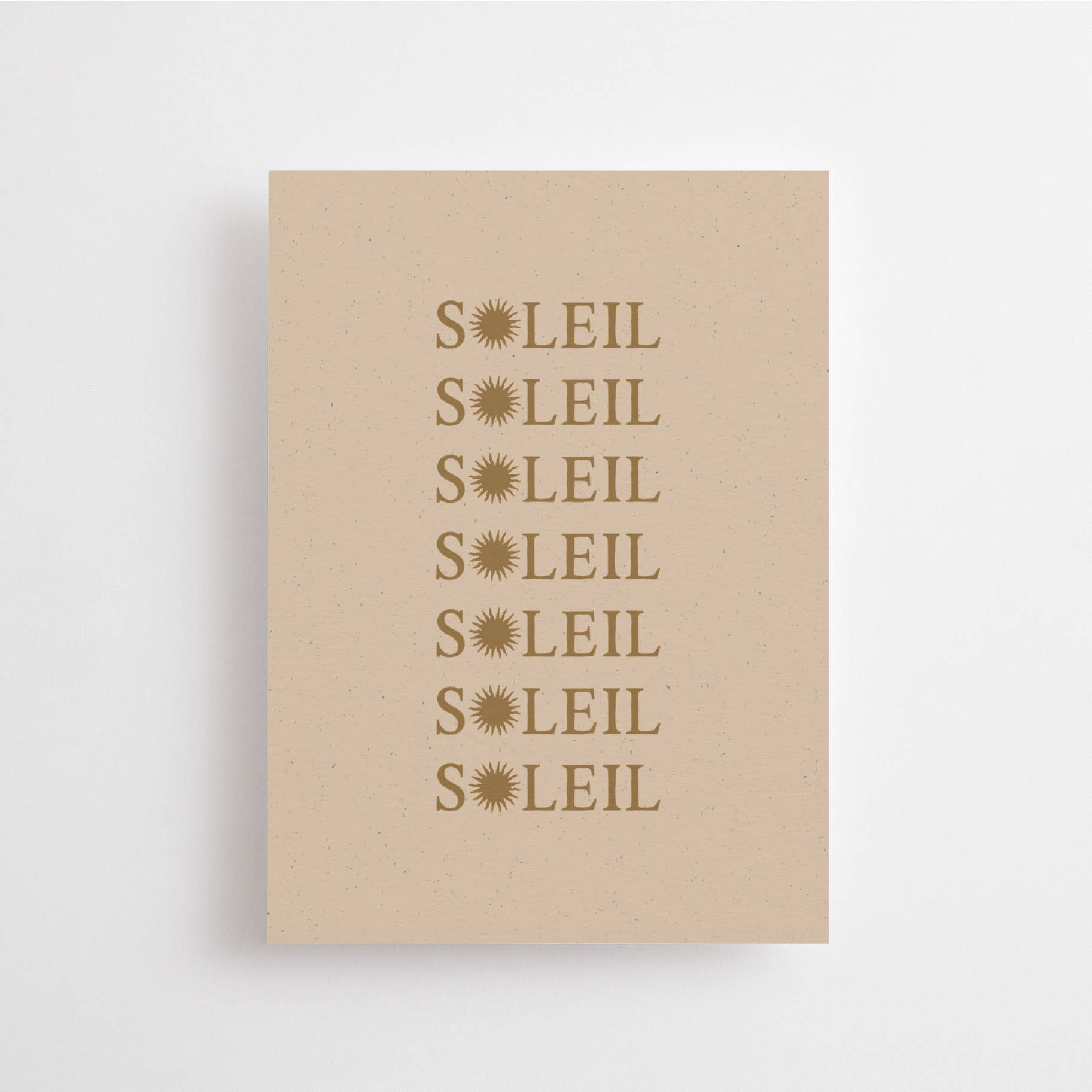 SOLEIL SOLEIL SOLEIL - Postkarte - Sonnenschein-Karte 🌞