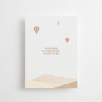 ZUSAMMEN IST EIN WUNDERSCHÖNER ORT ZUM VERWEILEN - POSTKARTE -