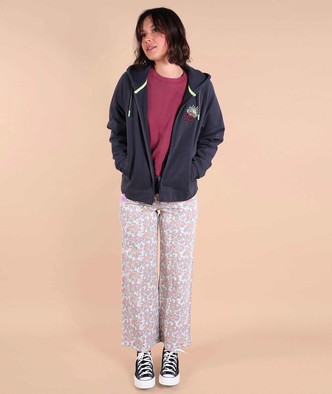 Simolis Zipped Fleece Hood