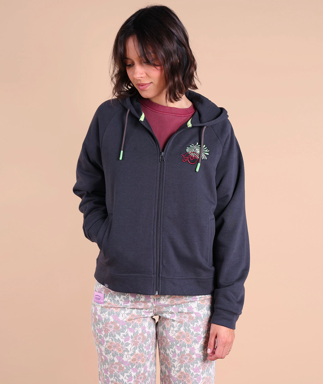 Simolis Zipped Fleece Hood