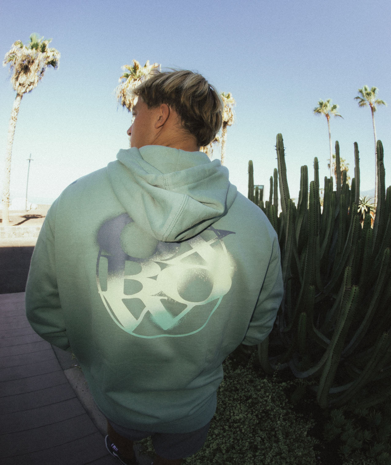 Spray Fleece Hood